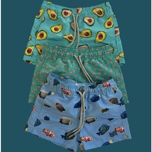 3 Pair of Used Mayaguana Boy’s Swimwear (2/3 T)
